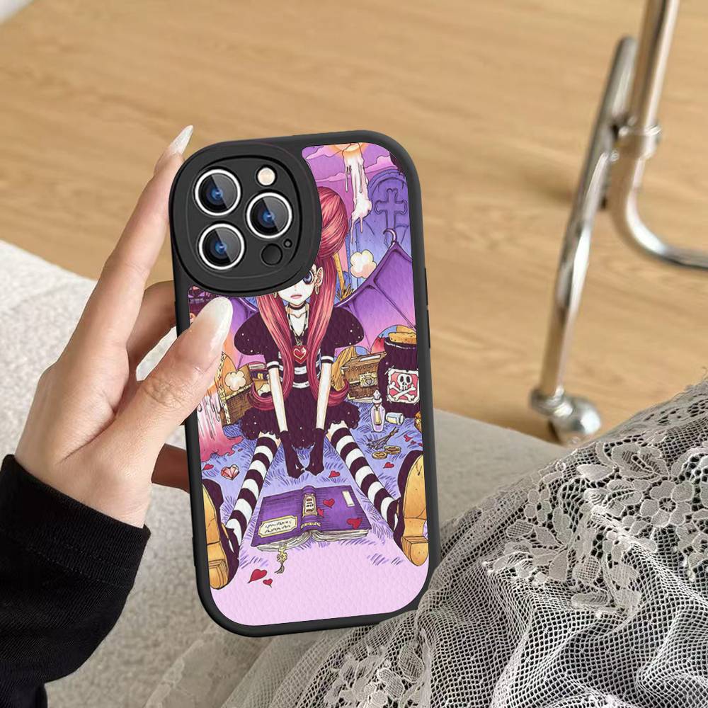 Anime S-Sugar Sugar Phone Case For IPhone 16 15 14 13 12 11 Pro Max Plus Leather Cover