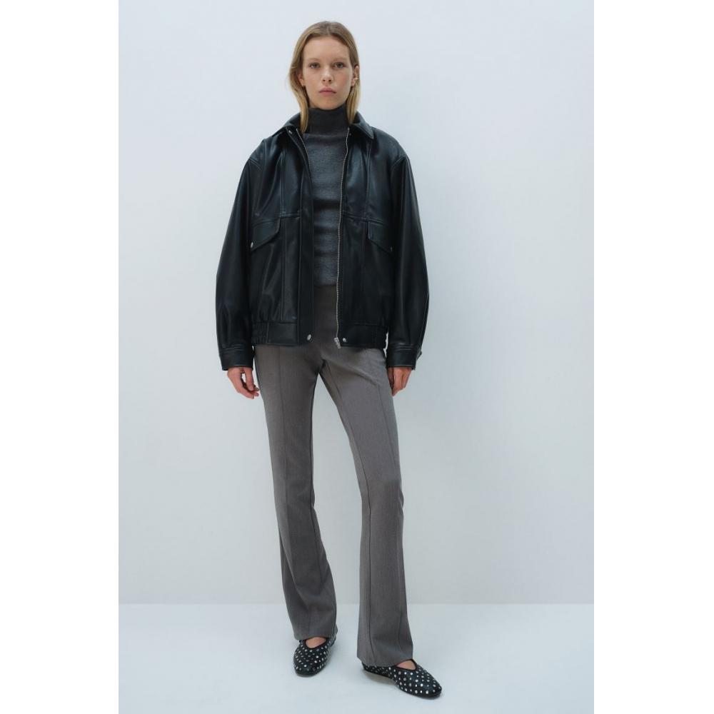 

Узкие брюки HM серого меланжа