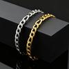 Hip Hop Punk Stainless Steel NK Chain Bracelet for Women Retro Simple Adjustable Bracelets Trendy Party Jewelry Accessories