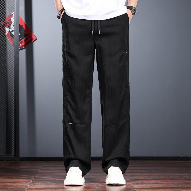 Men s Textured Quick-Dry Water-Repellent Straight-Leg Casual Pants 3XL