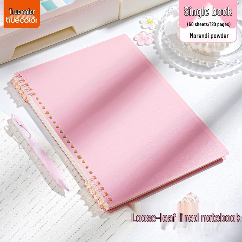 B5 Vintage High-Value Notebook for Students - A5, Extra Thick, Detachable, Gentle On Hands