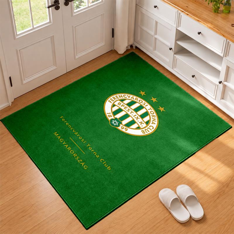 Ferencvarosi TC Carpet Door Mat for Living Room or Bedroom Protective Mat Under Chair Office Decoration Christmas Gift Birthday Present