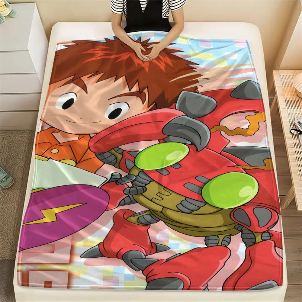 Digimon Friendship Blanket, Digimon Fan Soft Throw, Ideal Gift 75x90cm