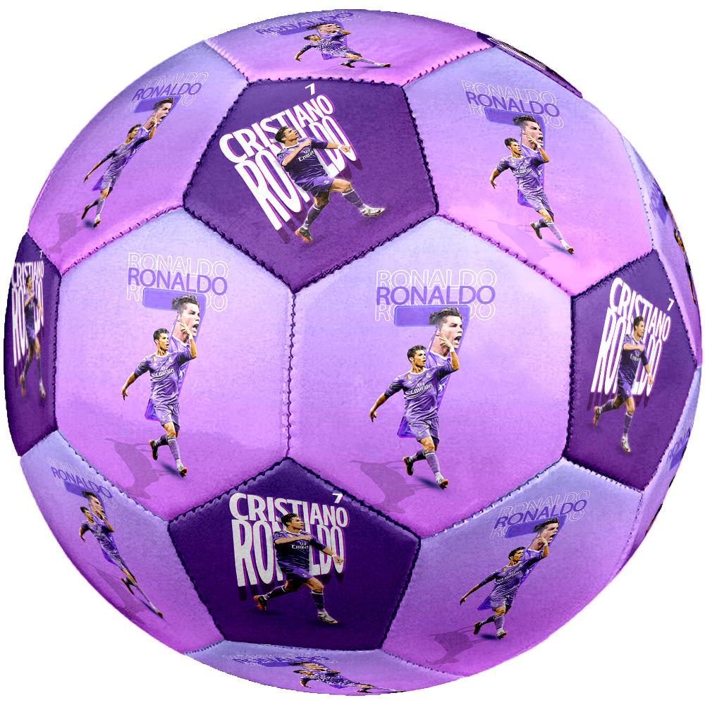 Ronaldo's Dynamic Leap Size 5 Soccer Ball Machine Sewn Indoor/Outdoor Training and Matches Unique Gift for Soccer Lovers