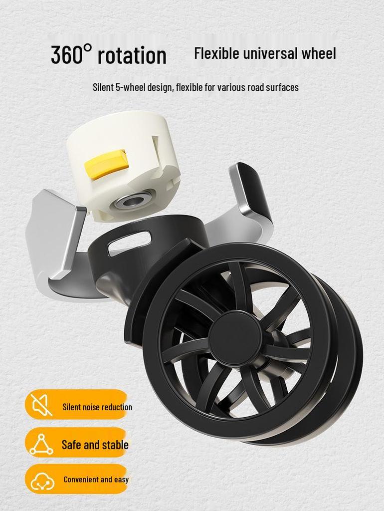 Portable Pet Carrier Trolley: Large Capacity Double Shoulder Bag for Dogs & Cats