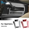 Real Soft Carbon Fiber Sticker For Vauxhall Opel Astra H MK5 2004 2005 2006 2007 2008 2009 2010 LHD RHD Car Gear Shift Panel
