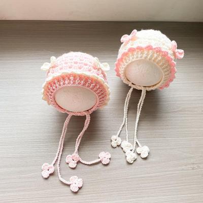 Neue niedliche gestrickte Babymütze für Herbst/Winter - Passend für 0-6 Monate