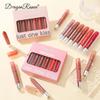Moisturizing Lipstick Crayon Lipstick Pen Combination Lip Liner Pen Solid Lip Gloss 6-pack Set