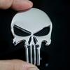 Skull Metal Car Stickers Car Emblem Scratch Stickers Fuel Tank Decoration Tail Side Marker Body Stickers