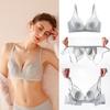 Wire-free Bunny Ear Women's Thin Cup Bra Breathable and Sexy Underwear