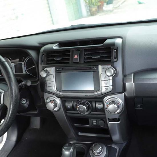 Matte Black Center Console GPS Navigation Panel Cover Trim for 4Runner 2010-