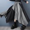 Plus Size Denim Patchwork High Waist Vintage Casual Spring Autumn Loose Long for Woman Skirts Womens Skirt