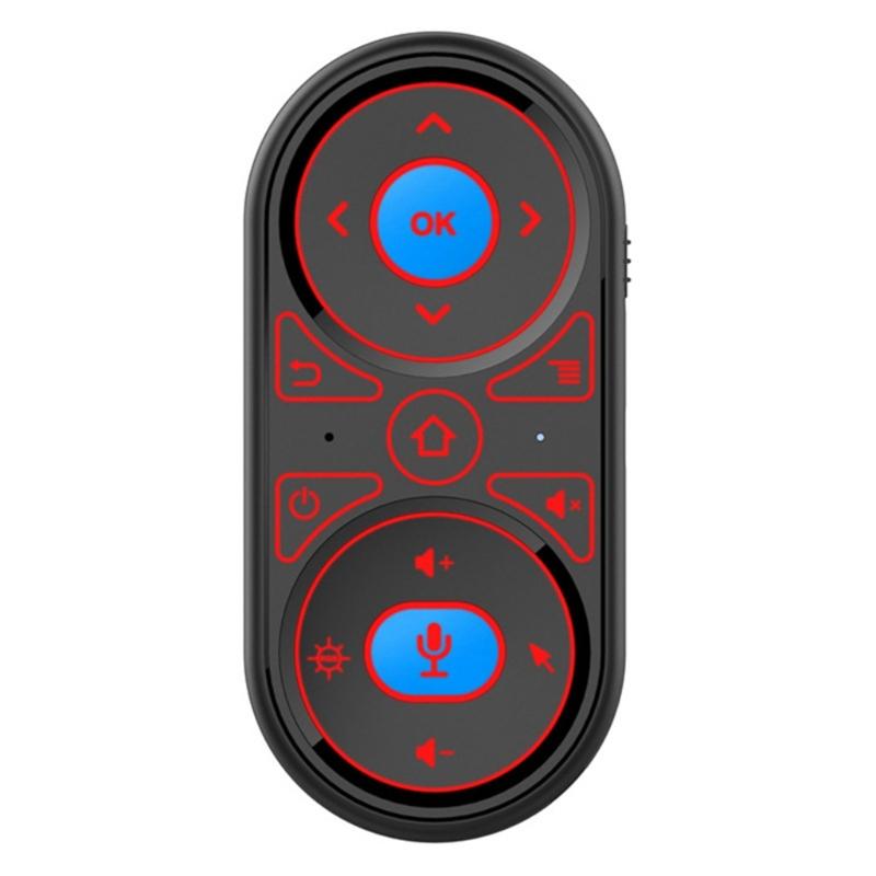 Intelligent Backlight 2.4G Gyro Air Mouse IR Learning Voice Search for Smart TV Projector Computer TV Box