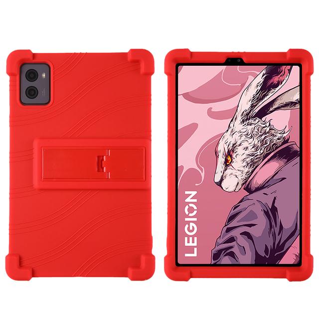 

Adjust Stand Case for Lenovo Legion Y700 Gen 5 2026 TB323FU 4 TB322FC 3 2025 TB321FU 3 2023 2022 TB9707F TB9707X Silicone Cover Y700 2022 TB-9707F красный