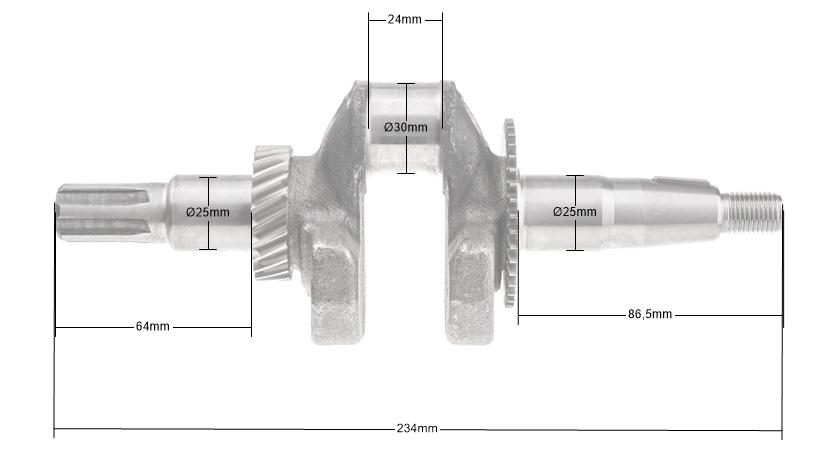 Motor arbore cotit Weima Wm170F/P Tiller Gl09