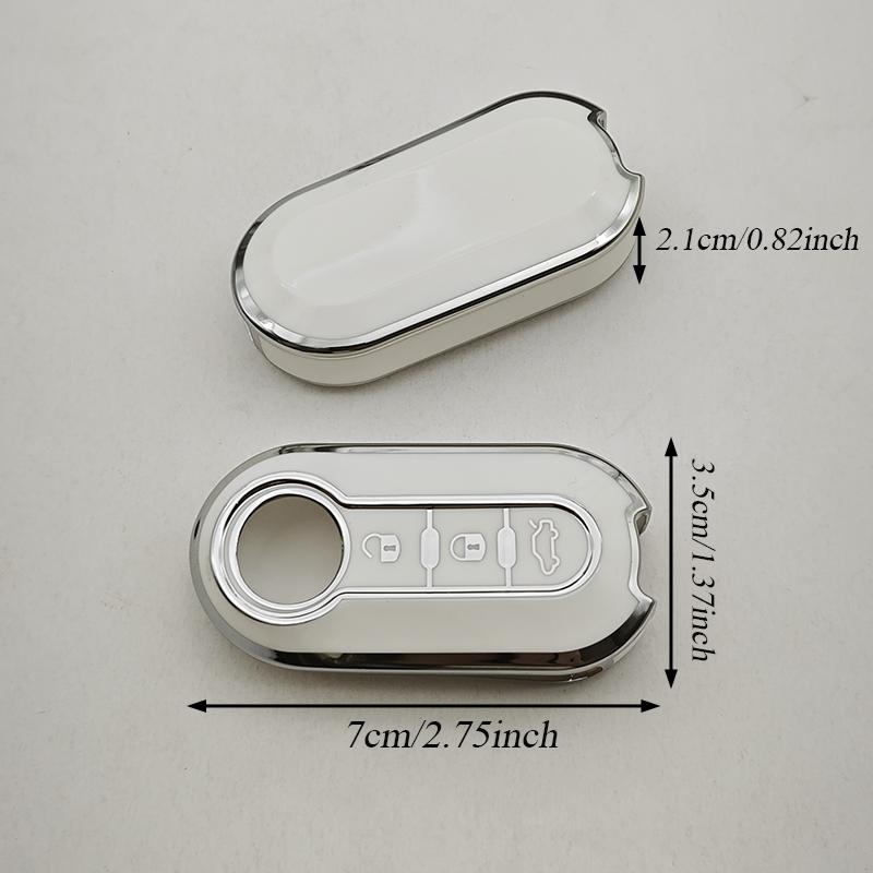 1pc New TPU Car Key Case Cover Shell For FIAT 500 Ducato Punto Panda Lancia Musa Citroen Jumper Peugeot Boxer Accessories