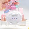 Lively Cake Sweet Plush Cake Roll Keychain Craftsmanship With Adorable Plush Animals