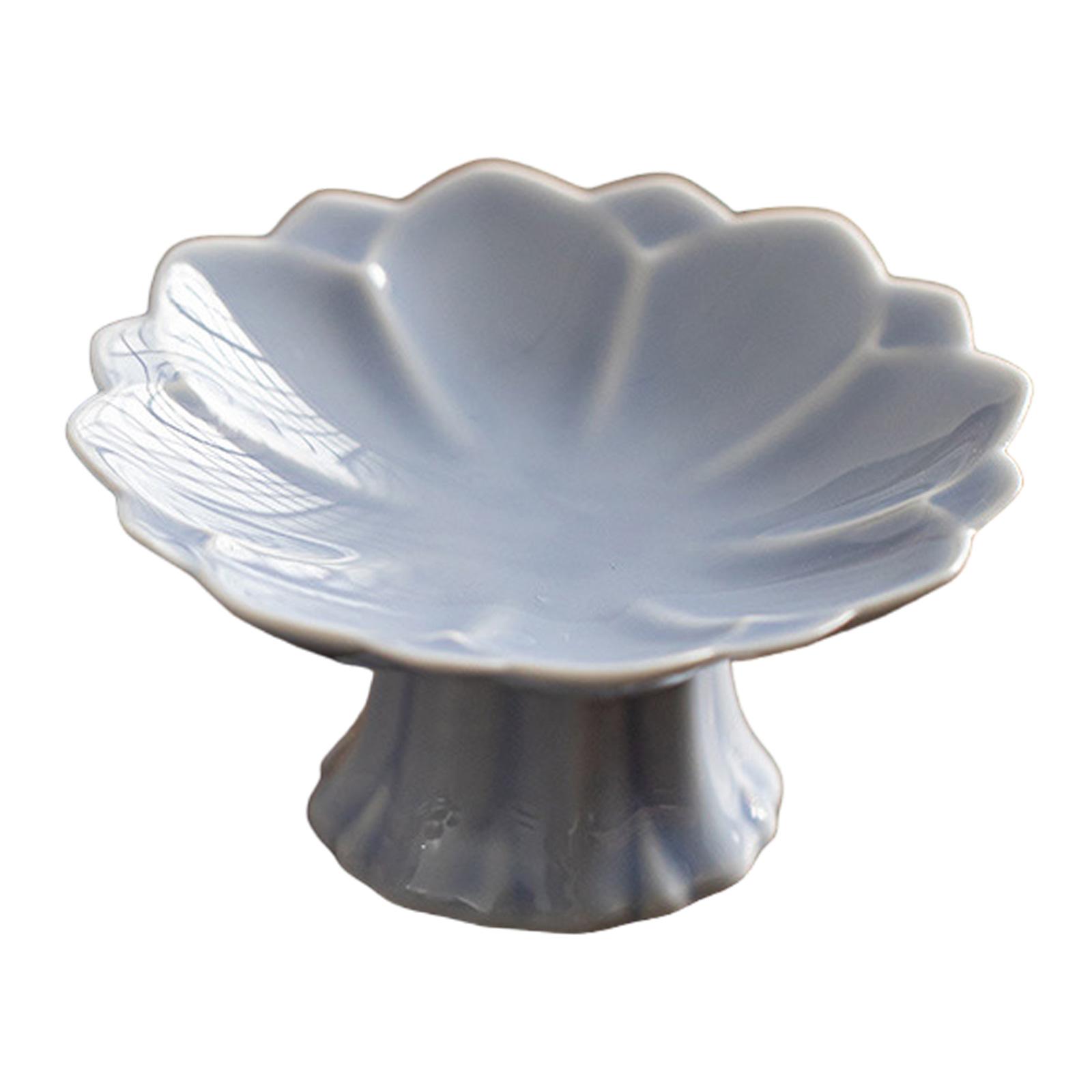 

Serving Platter Farmhouse Decorative Ceramic Tray Fruit Display Tray Snack Tray for Dessert Small Food Fruit Cookies Kitchen фиолетовый