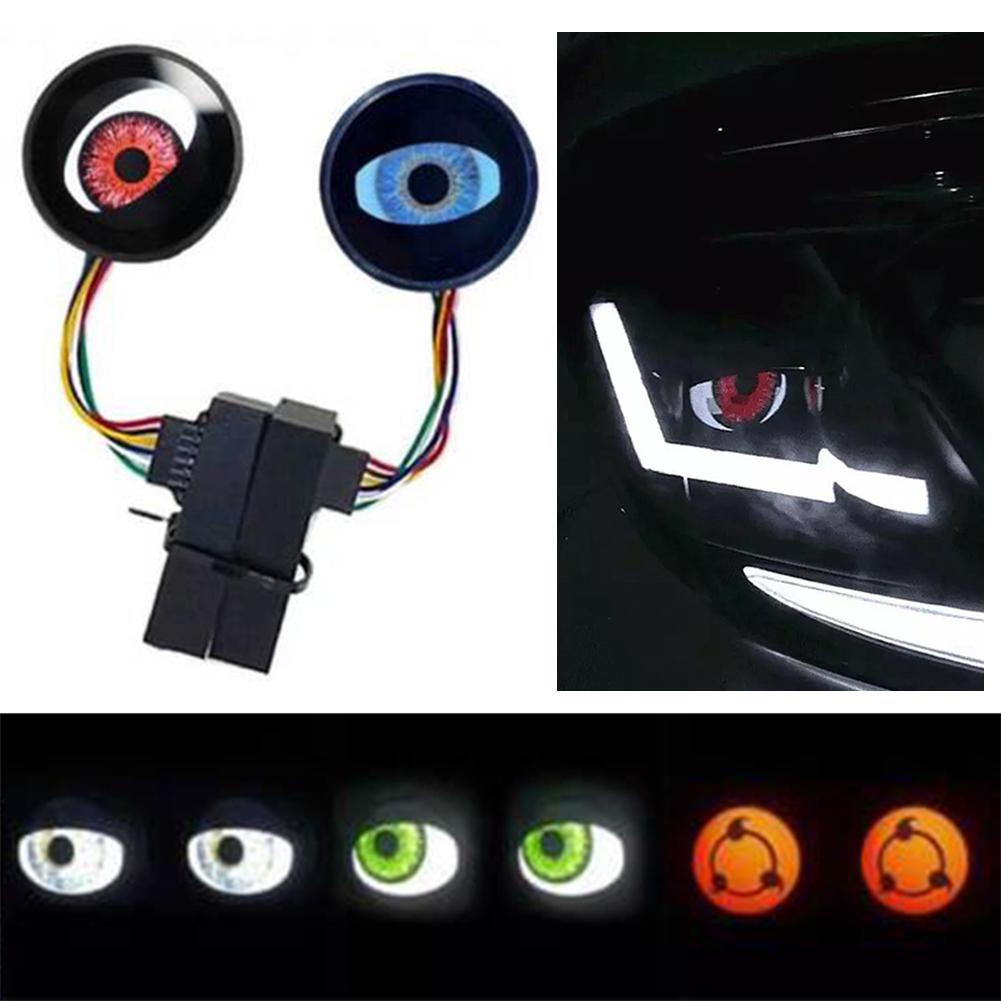 Demon Eye LED Headlights,Energy Efficient Modified Car Front Headlight,LED Automotive Headlight Bulbs for Most Vehicles