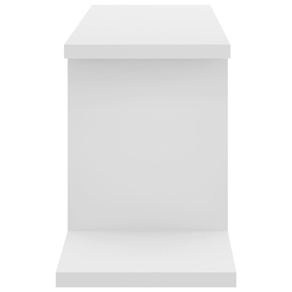 Wandmontierter Fernseherständer, dekorativer Ausstellungsständer, Pflanzen-Dekorationsständer, 125x18x23 cm