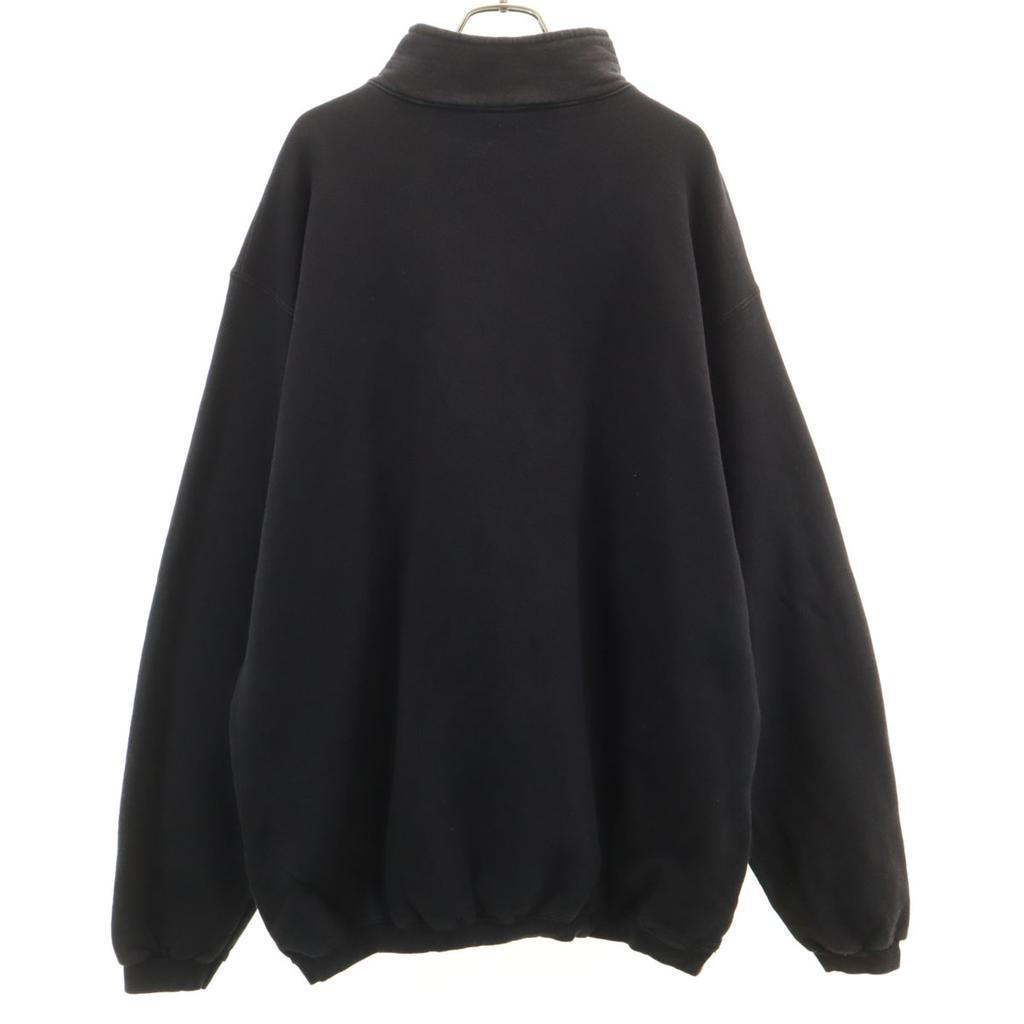 ONEITA Made in USA Long sleeve Half zip sweat XL black Men's Used