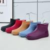 Hot-selling Low-tube Water Shoes, Short Tube Rain Shoes, Low-top Water Boots, and Non-slip and Waterproof Rubber Shoes