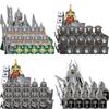 Soldados Elfos Medievais de Rohan Guarda Exército lote lotr Figuras de Ação Mini Peças Boneca Montar Blocos de Construção MOC Brinquedos DIY para presentes de criança