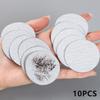 10/20Pcs Eyebrow Pencil Sharpener Sandpaper Microblading Tattoo Sharpening Tip Thin Polish Eyebrows Pencil Makeup Tattoo Tools