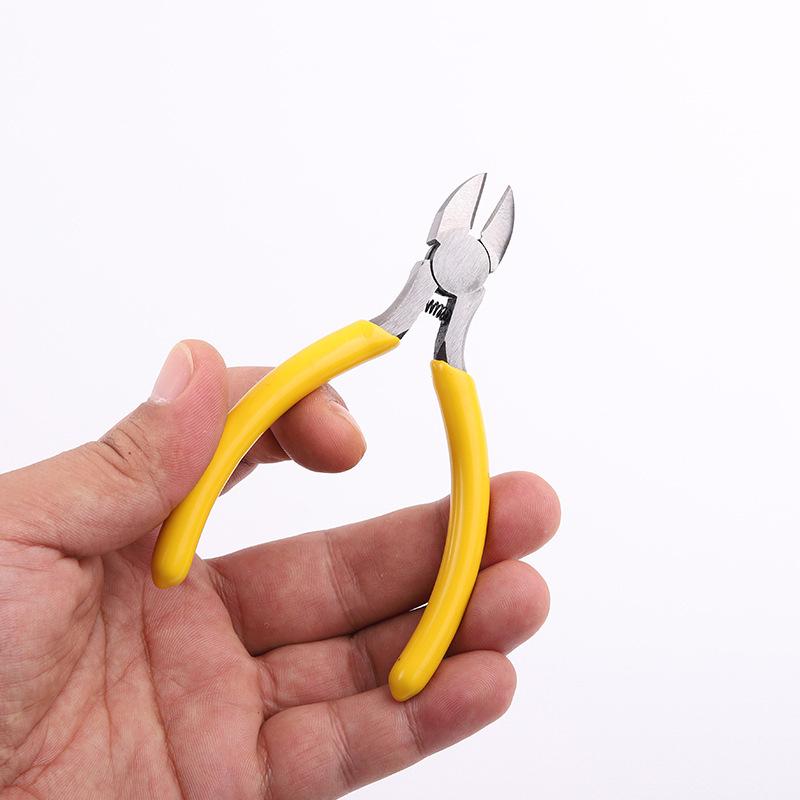 4.5-Inch Angled Needle Nose Pliers for Jewelry and DIY Crafts