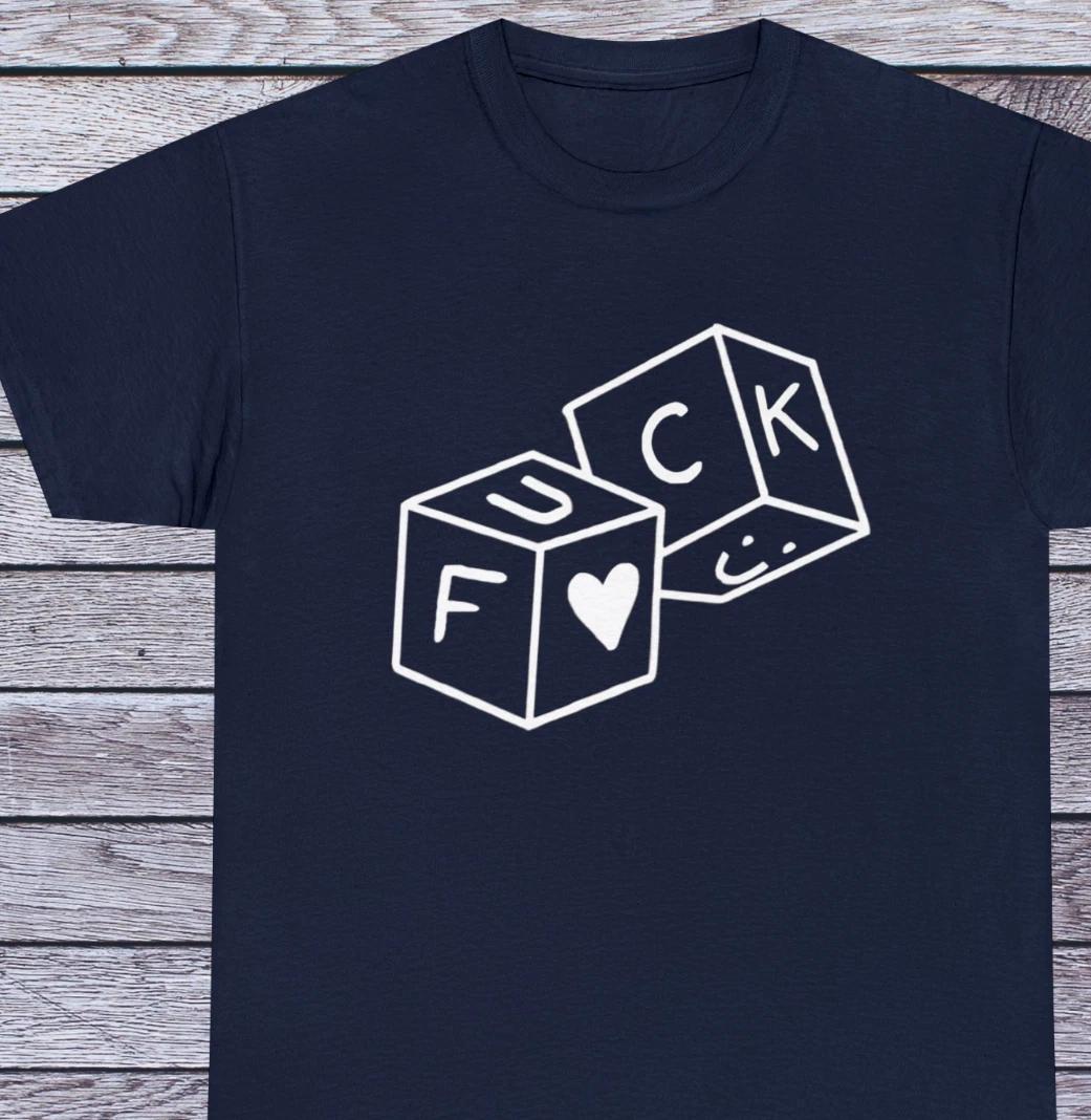 

Funny Casino T Shirt, Vintage Poker Cards Old School Clothing Game Dice Tee S