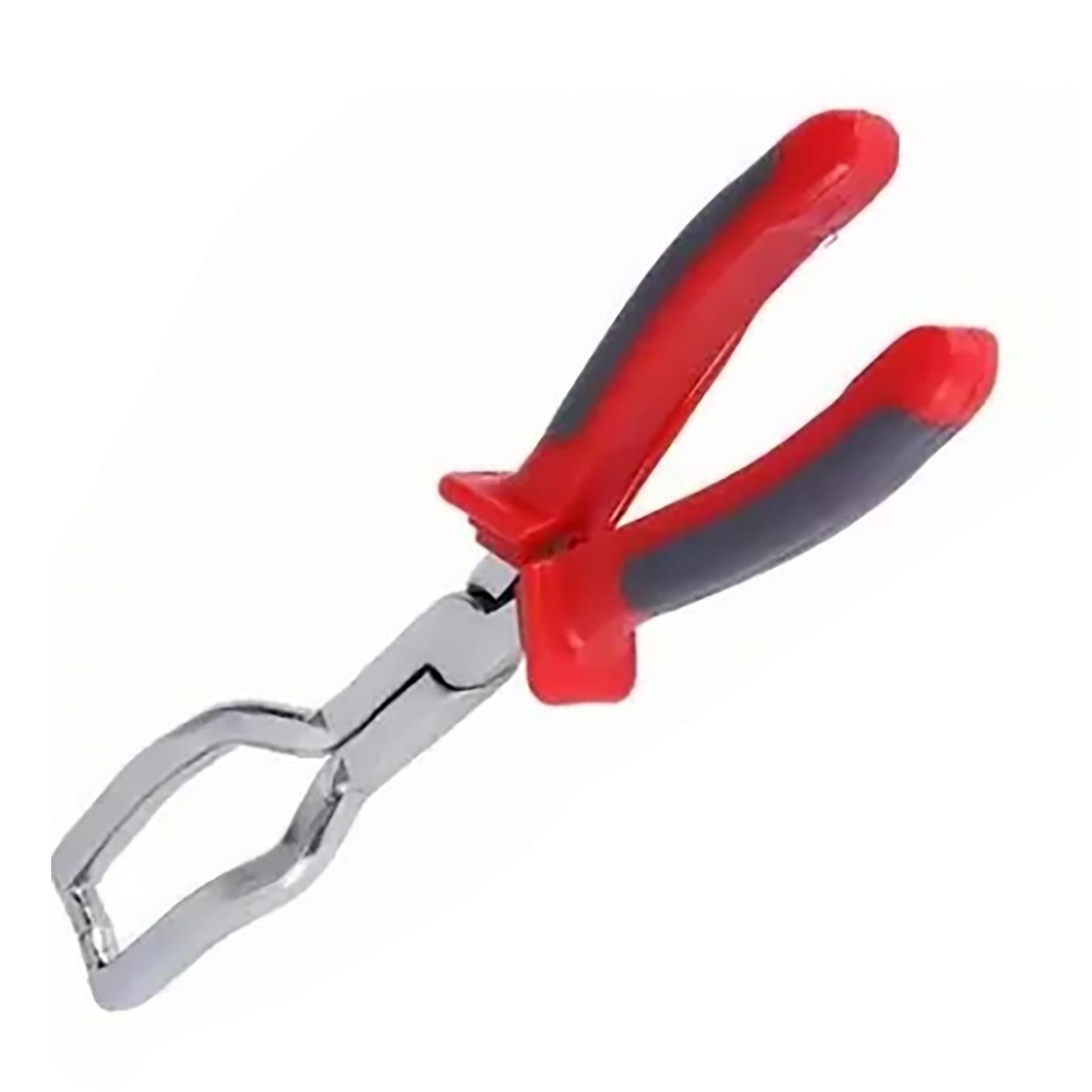 

Fuel Line Plier Universal Steel Ergonomic Design Efficient Petrol Hose Pipe Clamp Disconnect Tool красный