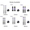 2 PCS PH2 Magnetic Batch Head Cross Screwdriver Hardness Drill Bit Non-Slip Screwdriver Bits 25 50 65 70 90 150 Mm