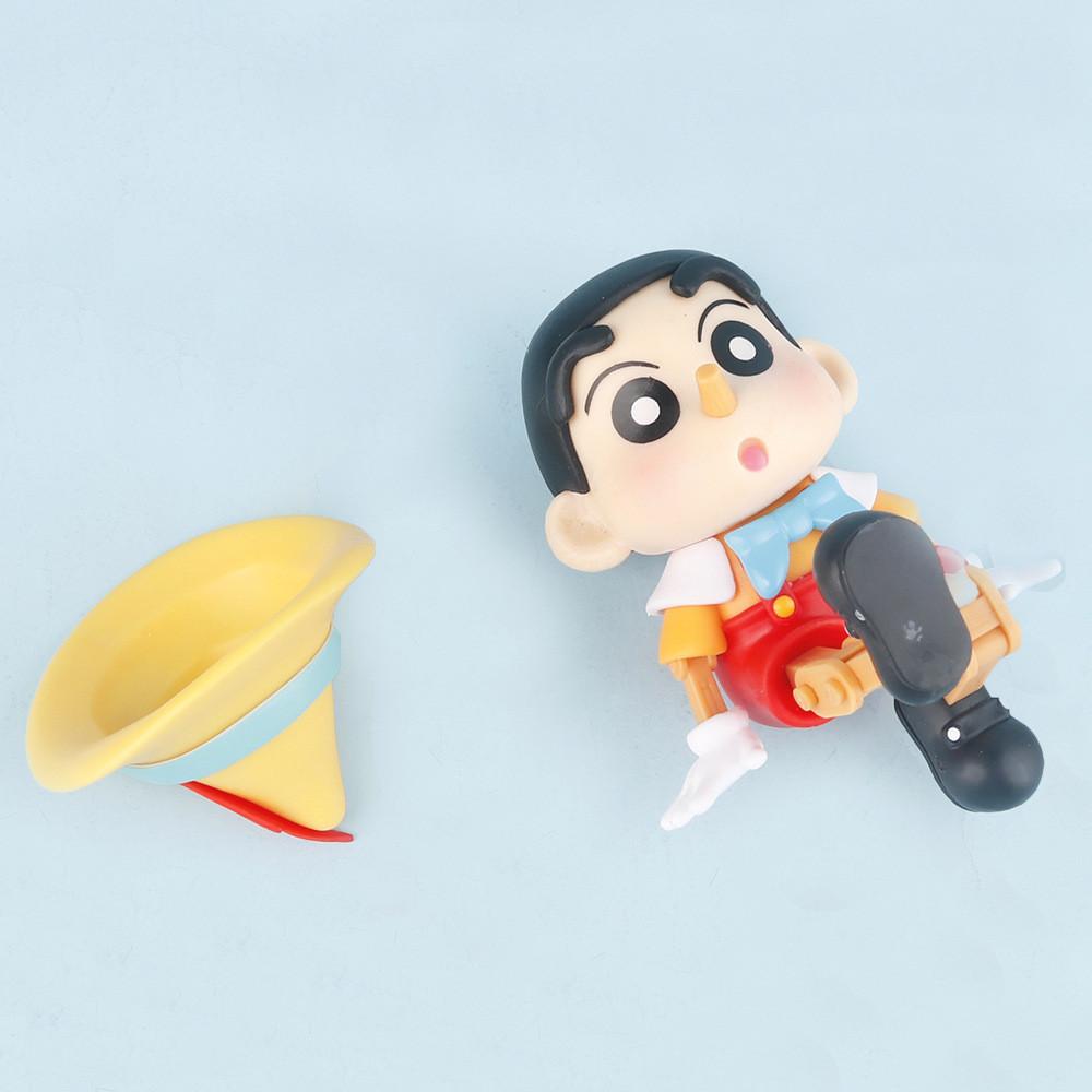15.5cm Shin-chan Puppet Pvc Figurine Crayon Shin-chan Collectible Model Toy
