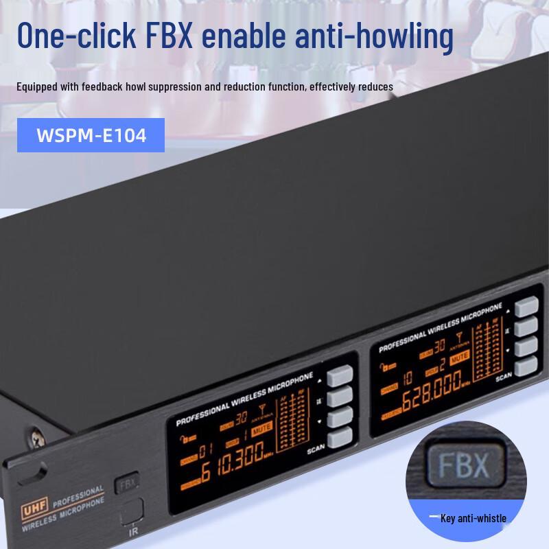 Weishu WSPM-F104 4-Channel Wireless Conference Microphone System (CN version)