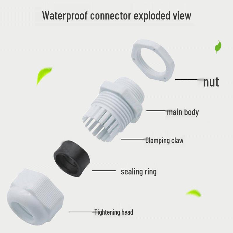 Nylon Waterproof Cable Connector - PG7/9/11/M12/M16 Sealing Gland
