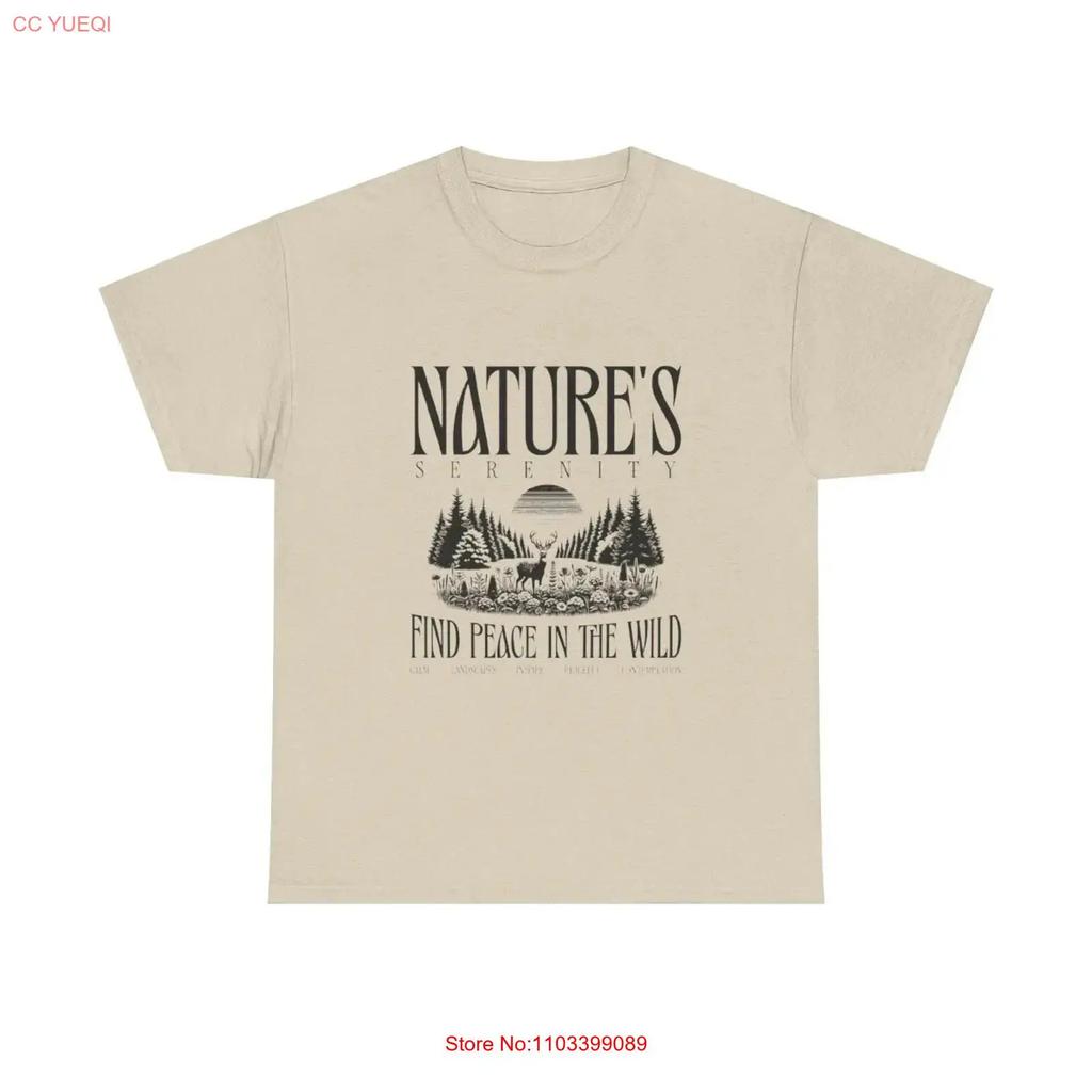 Natures Scenic T Shirt Minimal Vintage Streetwear Birthday Idea Vintage Fashion Top For Everyday Wear Versatile