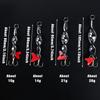 3Pcs Metal Rotating Spinner Spoon Fishing Lures Silver 10g 14g 21g 28g Trout Hard Baits with Treble Hook