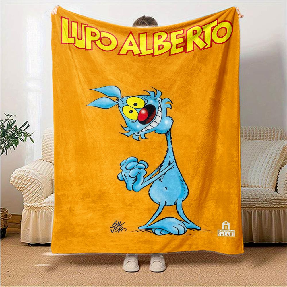 Lupo Alberto Blanket, High quality Comfortable for All Seasons, Home Decor, Warmth and Comfort