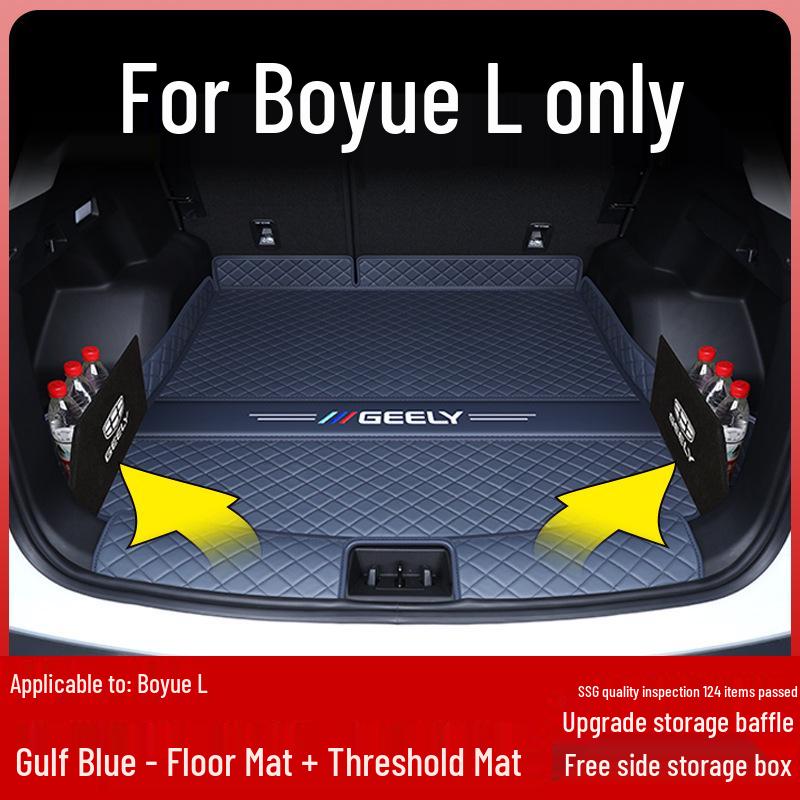 Geely Boyue L 2024 Trunk Mat - Full Coverage Tail Box Interior Decor Fán