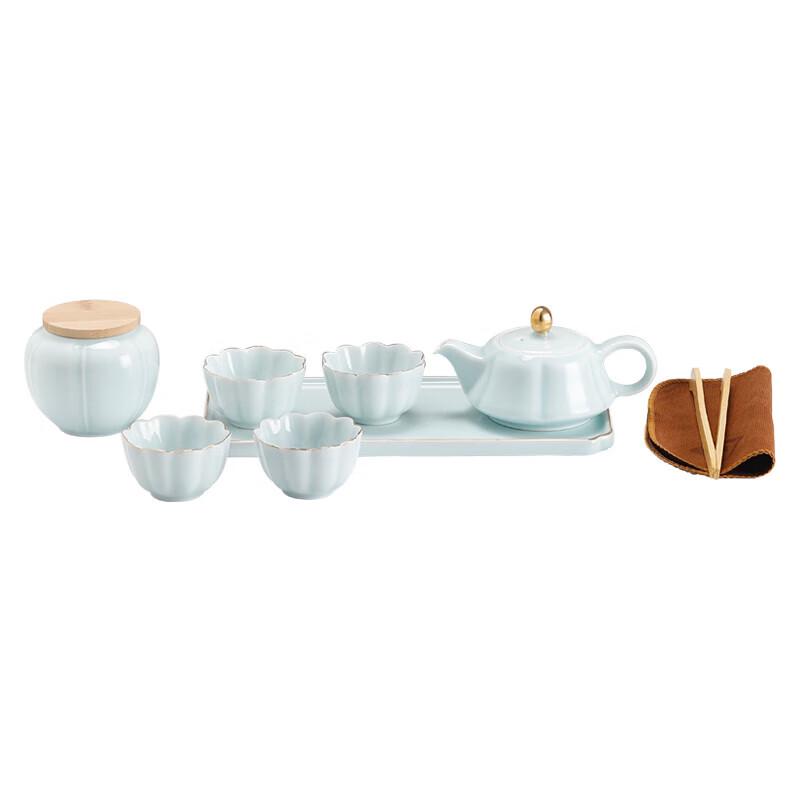 Bafangli Lotus Home Joy Ceramic Tea Set
