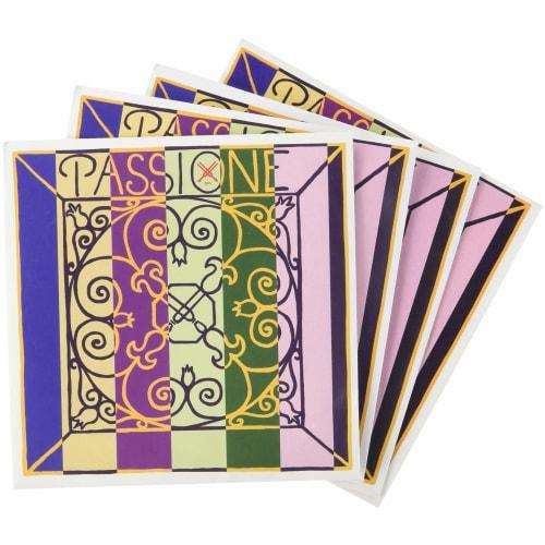 

PIRASTRO PASSIONE Violin Strings, 4/4, Set of 4 (E String: Ball)