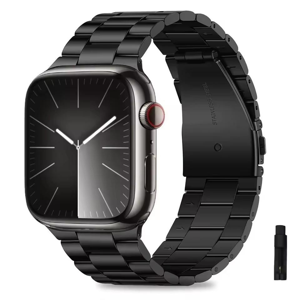 NEW Metal Strap for Apple Watch Ultra 49mm 9 8 7 45mm 41mm Stainless Steel Bracelet for IWatch 6 5 SE 3 44mm 42mm 38mm Watch Band