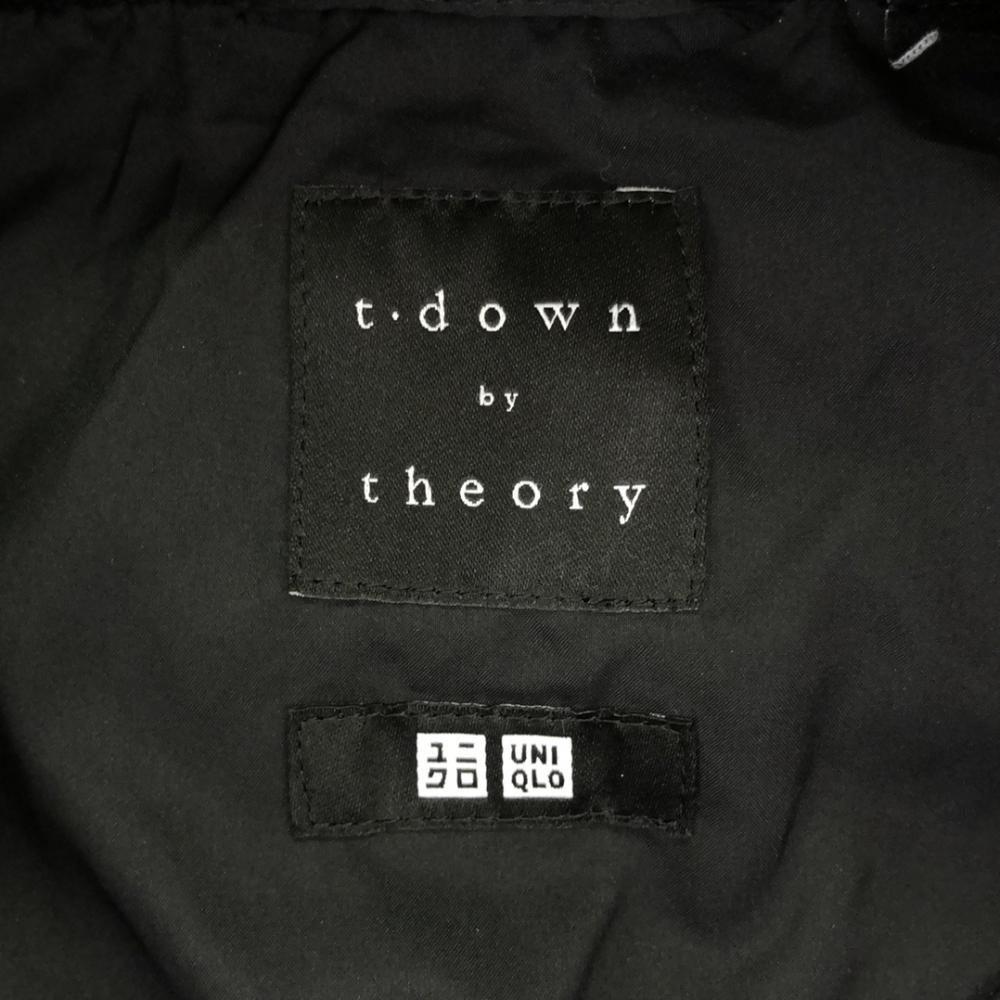 UNIQLO Theory Collaboration Down jacket S Navy x black Switching theory Women Used