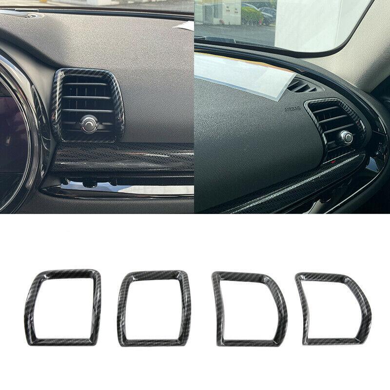 For BMW Mini Clubman F54 2016- Carbon Fiber Style Car Air Outlet Cover Trim