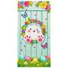 Holiday Banner Spring Theme Easter Egg Banner Easter Bunny Banner Colorful Bunny Theme For Spring Party Family Gathering