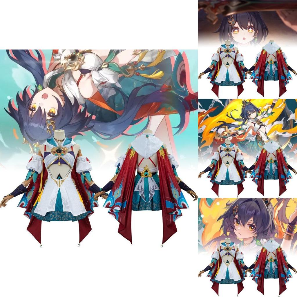 Fashionable Honkai Star Rail Yanlun Yuli Cosplay Costume Featuring Soft Polyester Material