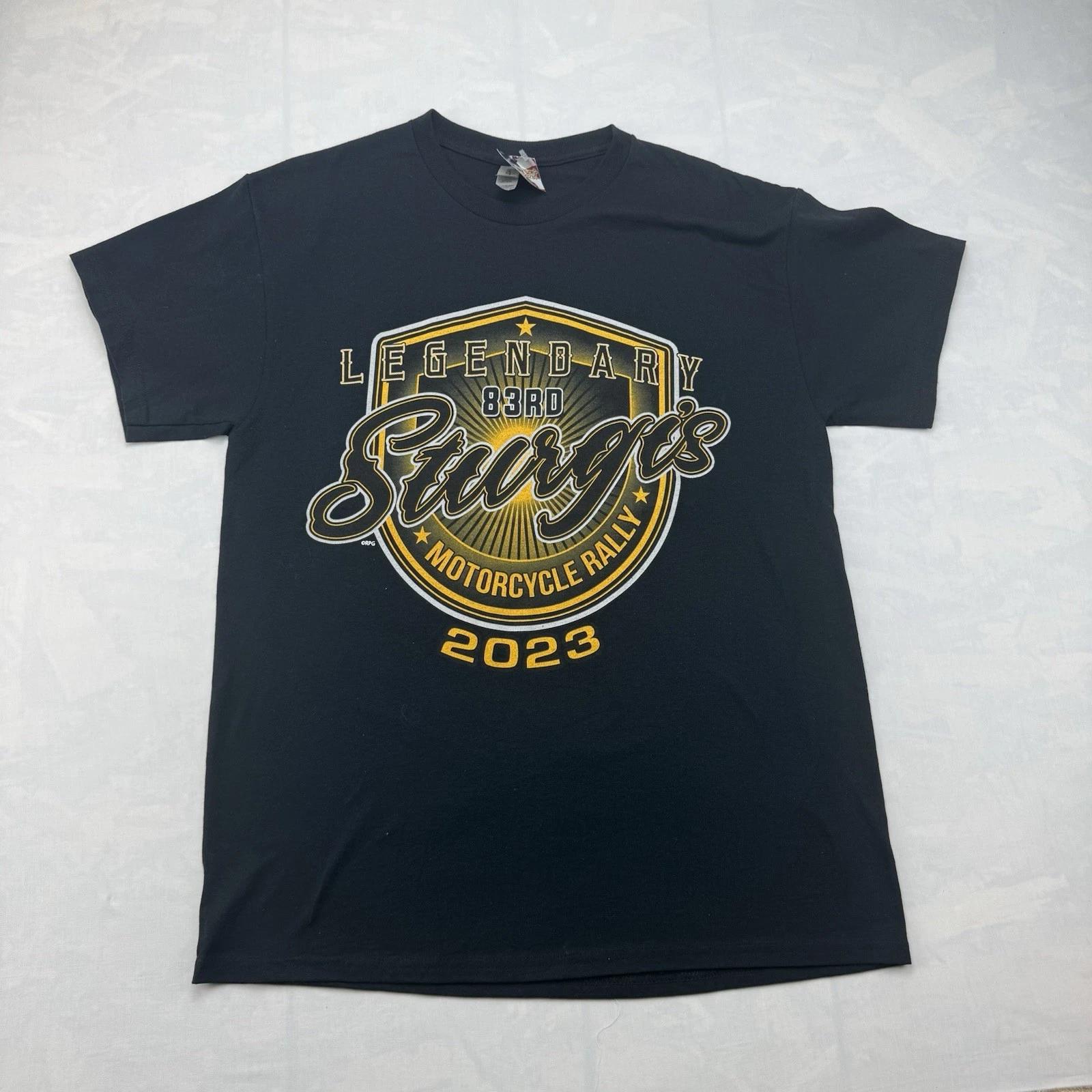 Legendary Sturgis 83rd Motorcycle Rally 2023 Graphic T-Shirt Mens Large L