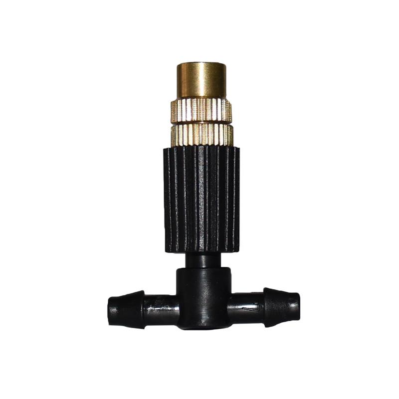 brass misting nozzle brass hose nozzles Water sprayers Drip barbed 1/4"Connector Garden watering sprinklers 6pcs