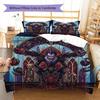 Death Note Pattern Bedding Quilt Set Quilt Cover Pillowcase Home Decoration Birthday Gift (1 * duvet cover + 2 * pillowcase, without core)