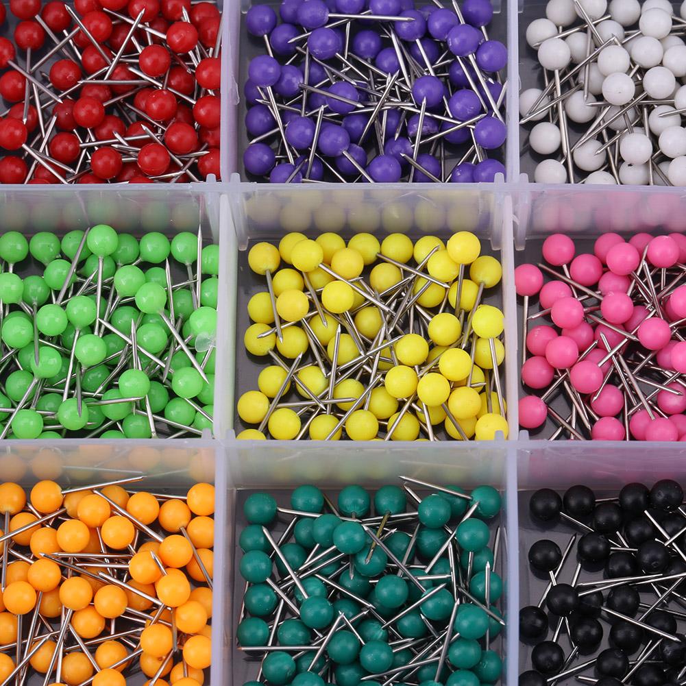 900x Round Head Dressmaking Pins Weddings Corsage Florists Sewing Pin